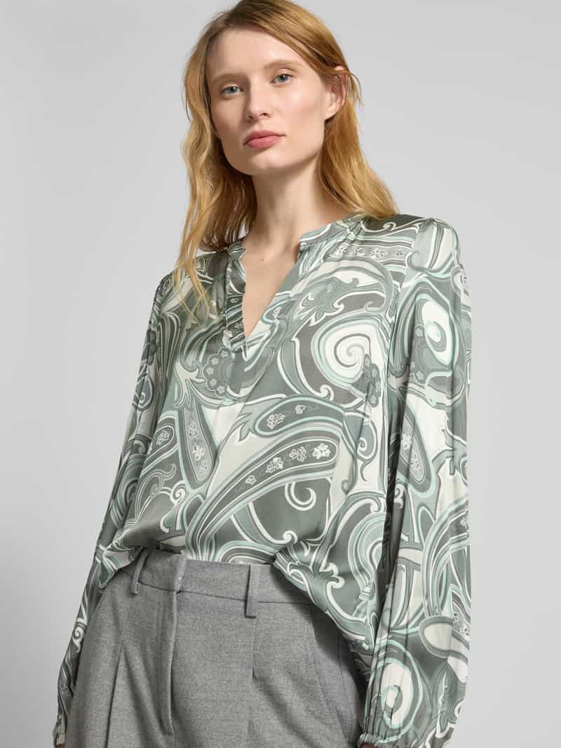 monari Blouseshirt met V-hals