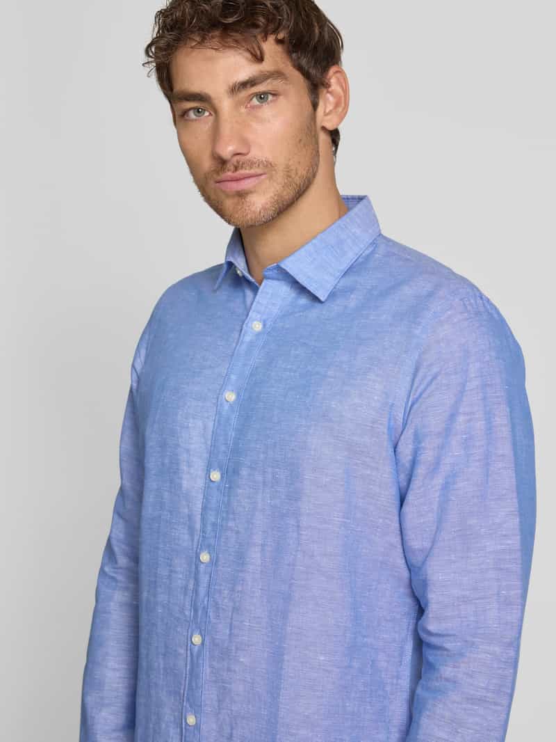 Jake*s Slim fit zakelijk overhemd met knoopsluiting