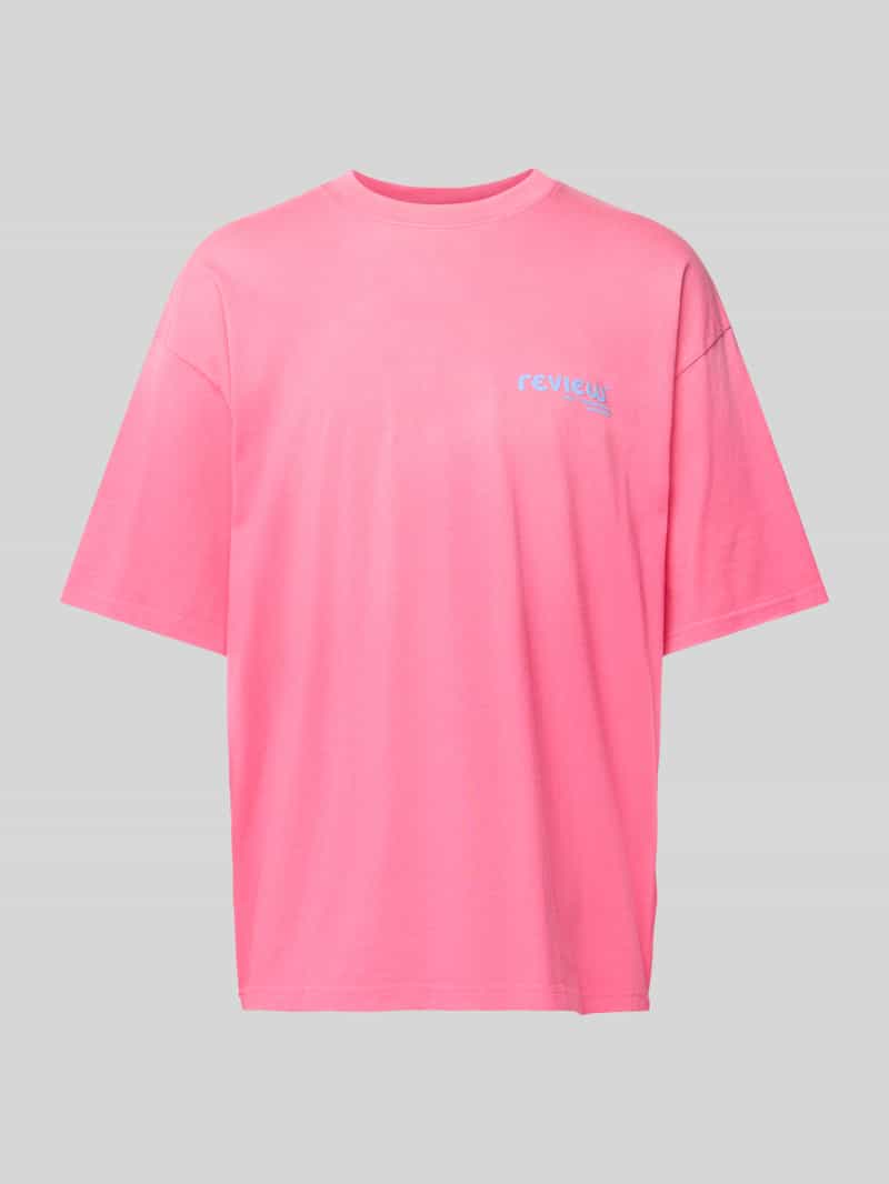 T-shirt met labelprint