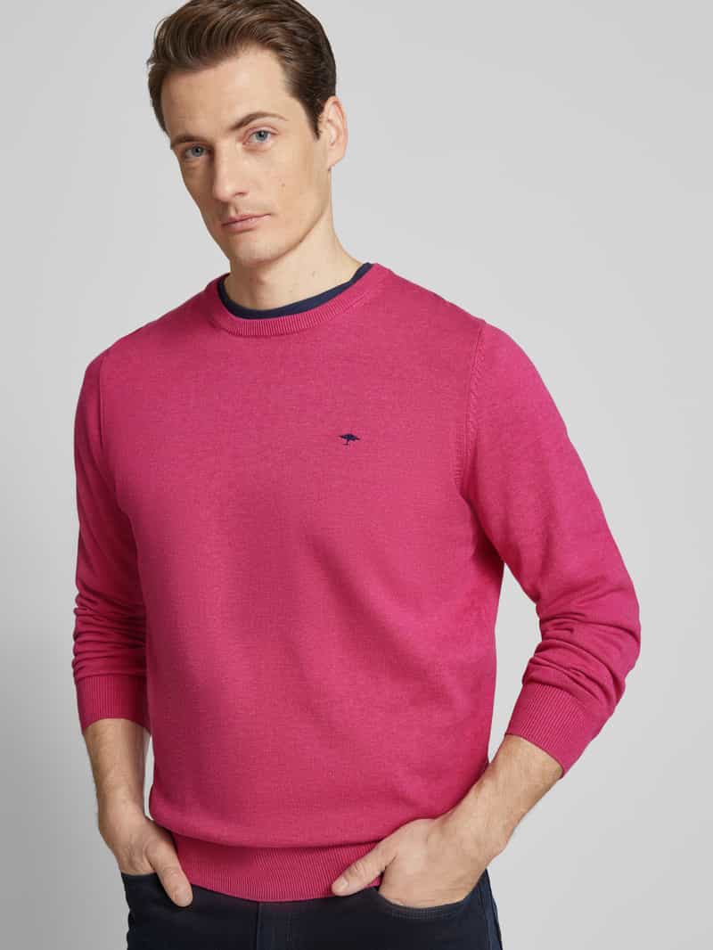 FYNCH-HATTON Gebreide pullover met ronde hals