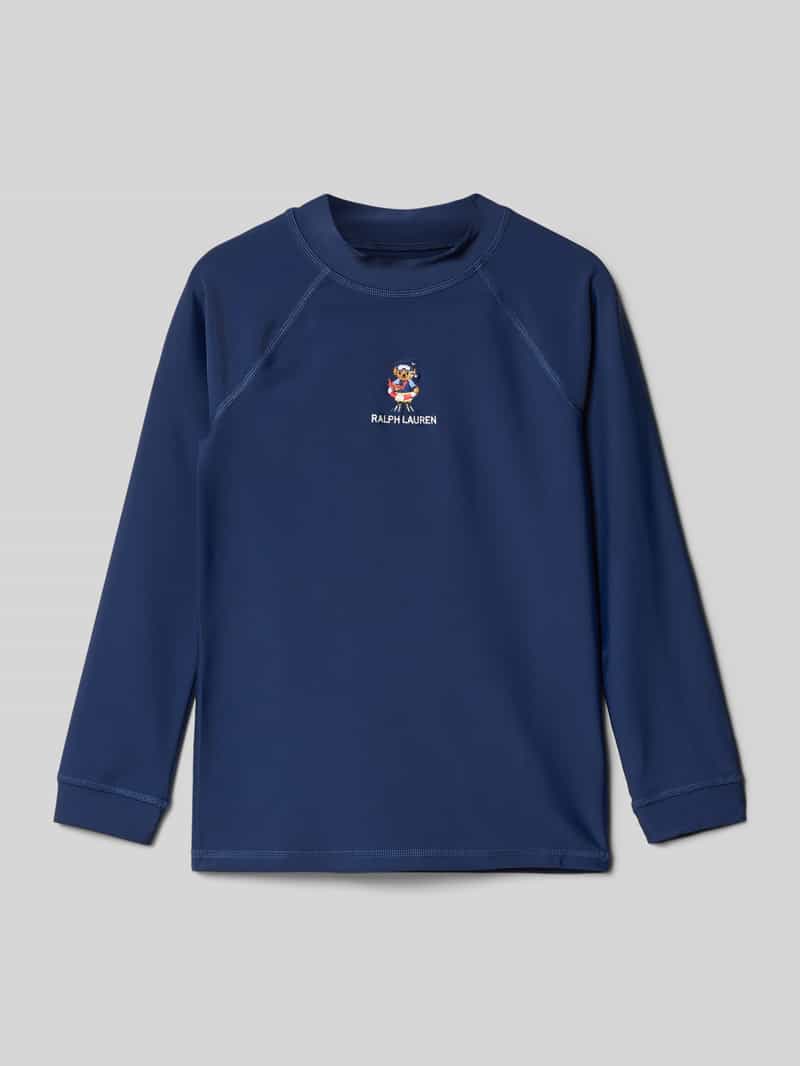 Polo Ralph Lauren Kids Shirt met lange mouwen en labelstitching