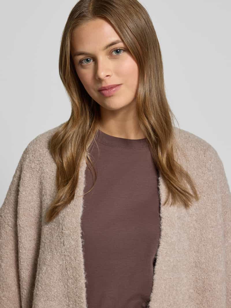 Marc O'Polo Regular fit cardigan van scheerwolmix