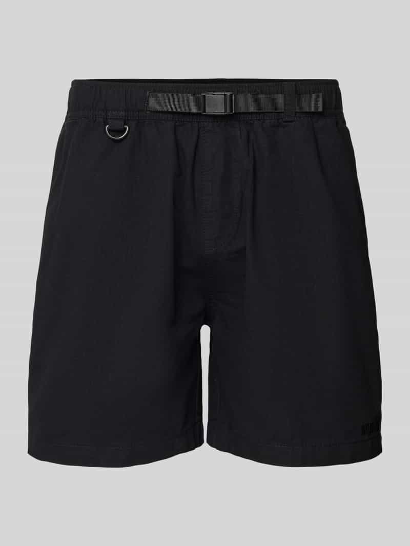 WOODBIRD Korte relaxed fit broek met riem model 'Choi'