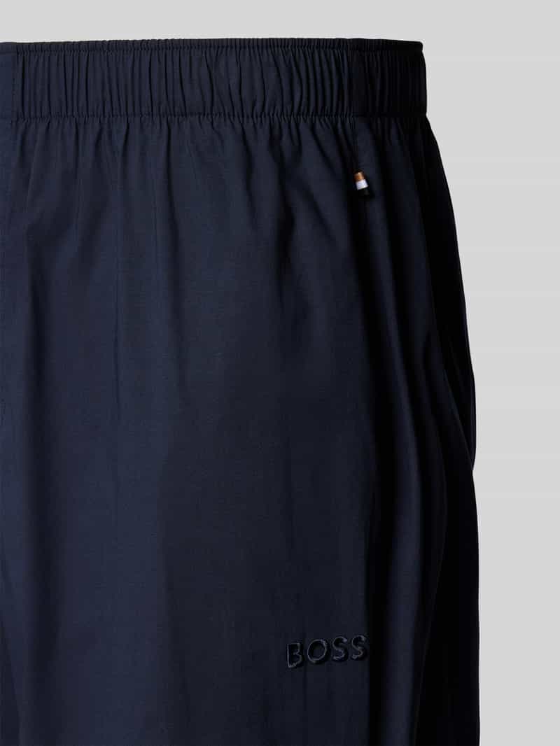 Boss Relaxed fit pyjamabroek met elastische band model 'Chris'