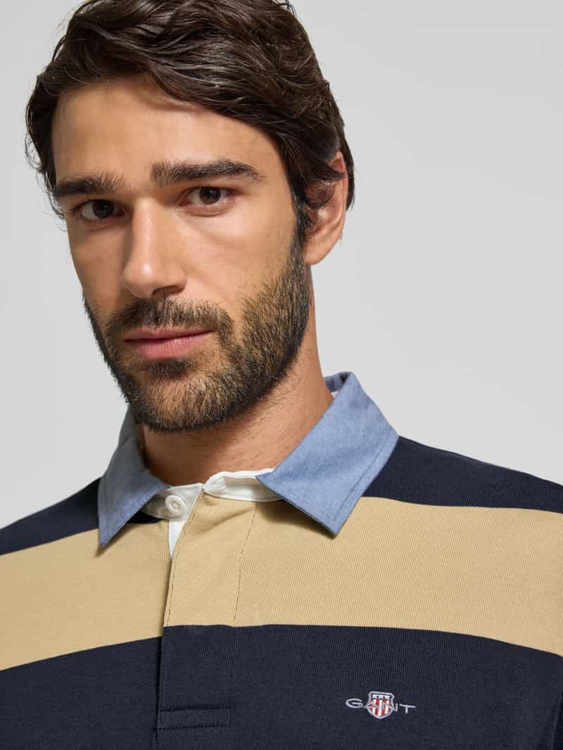 Gant Sweatshirt met geribde mouwboorden