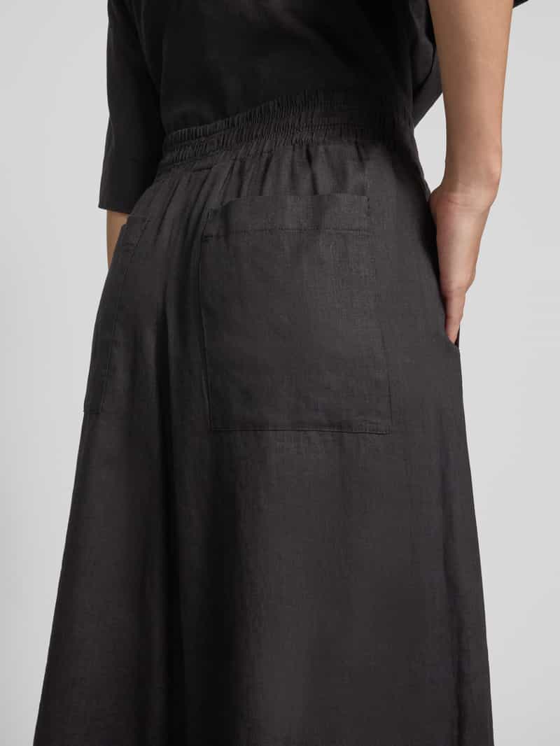 drykorn Loose fit linnen broek met elastische band