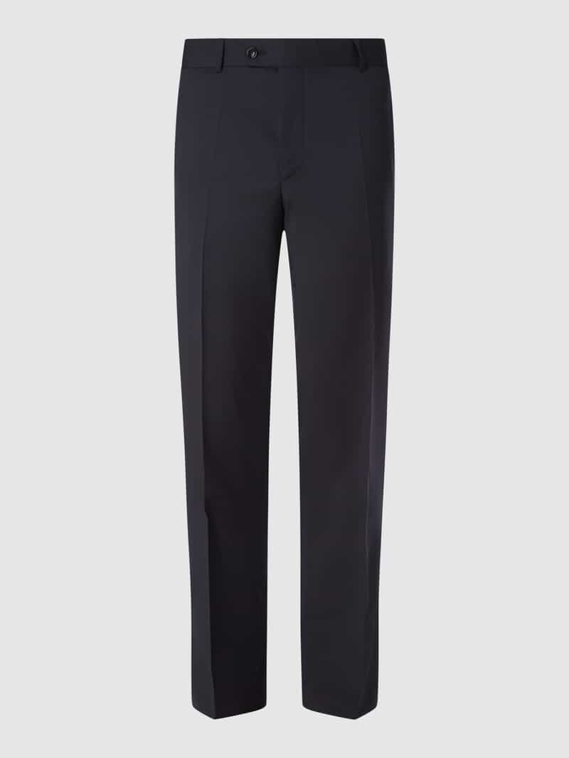carl gross Straight fit pantalon van scheerwol model 'STEVE'