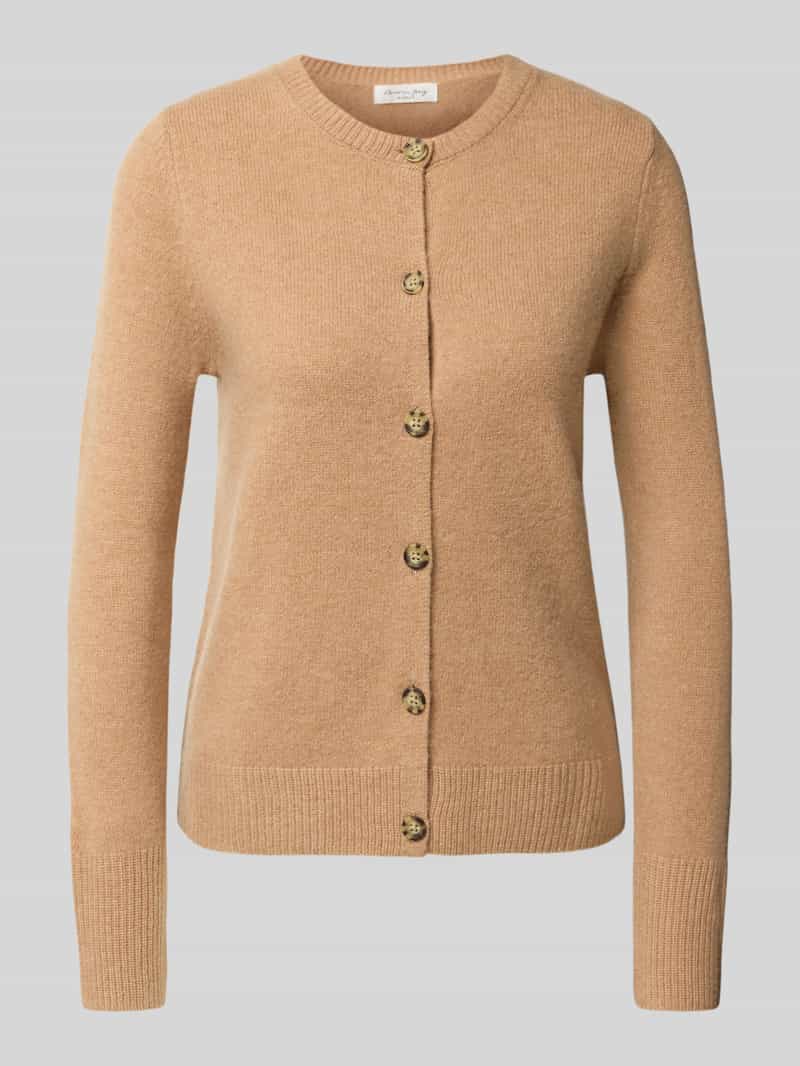 Christian Berg Woman Cardigan met ronde hals en knoopsluiting