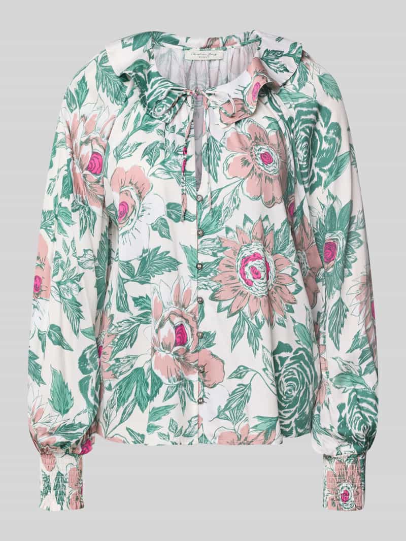Christian Berg Woman relaxed fit blouse van pure viscose