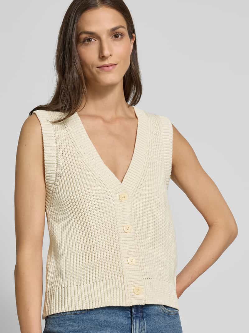 MOS MOSH Gilet met V-hals model 'Kirby'
