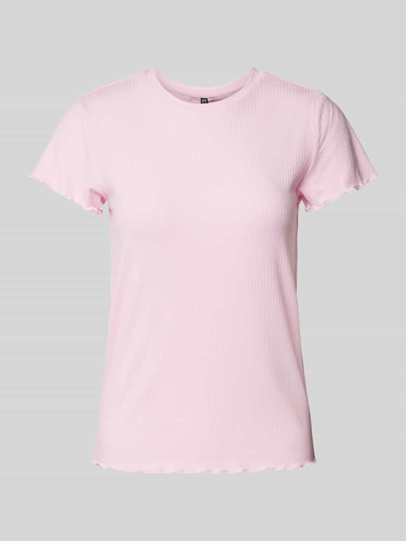 Pieces Slim fit T-shirt met viscose model 'NICCA'