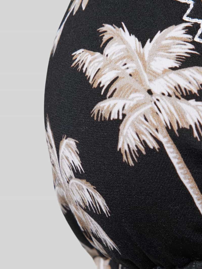 banana moon Bikinitop met bloemenmotief model 'SEASHELL'