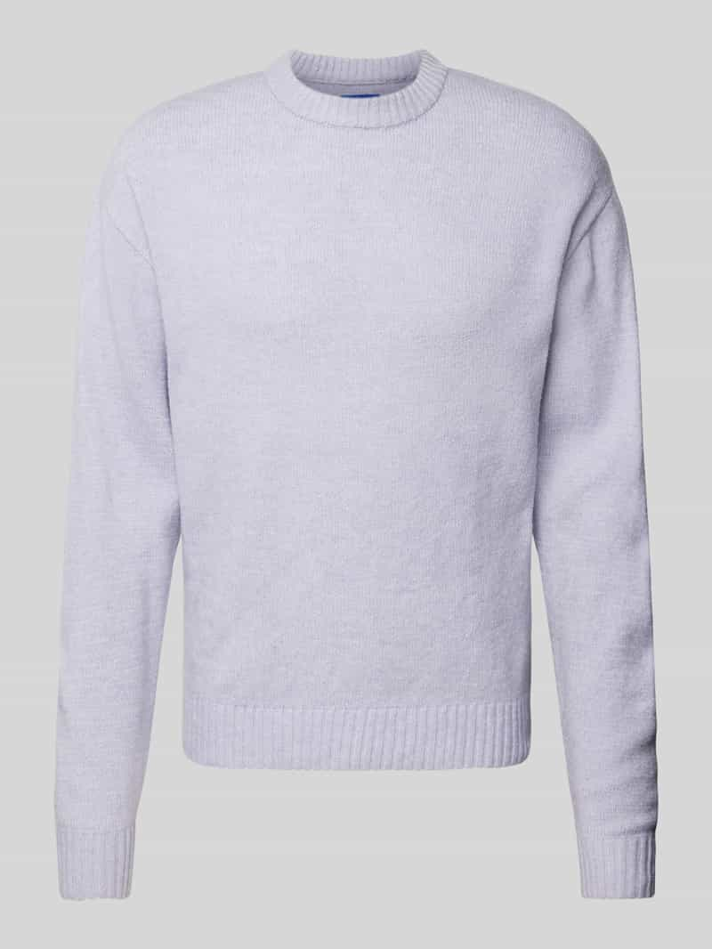 Jack & jones Gebreide pullover met ribboorden, model 'OLLIE'