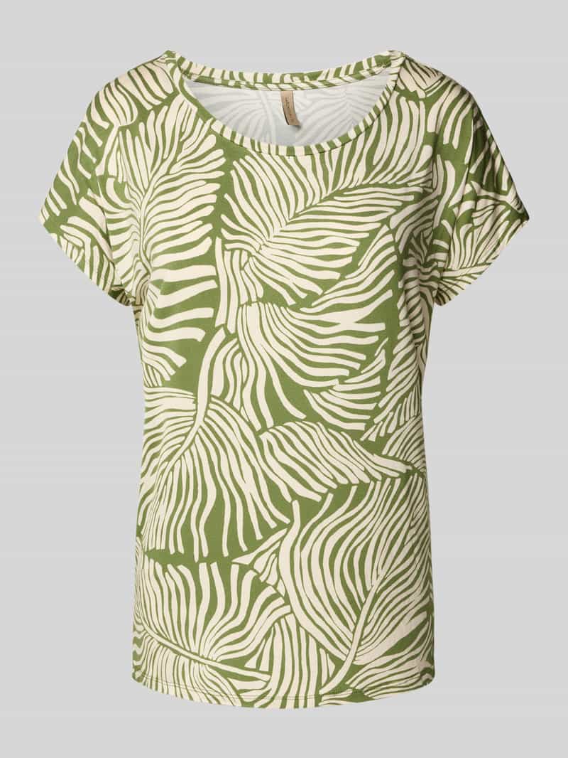 Soyaconcept T-shirt met ronde hals model 'MARICA'