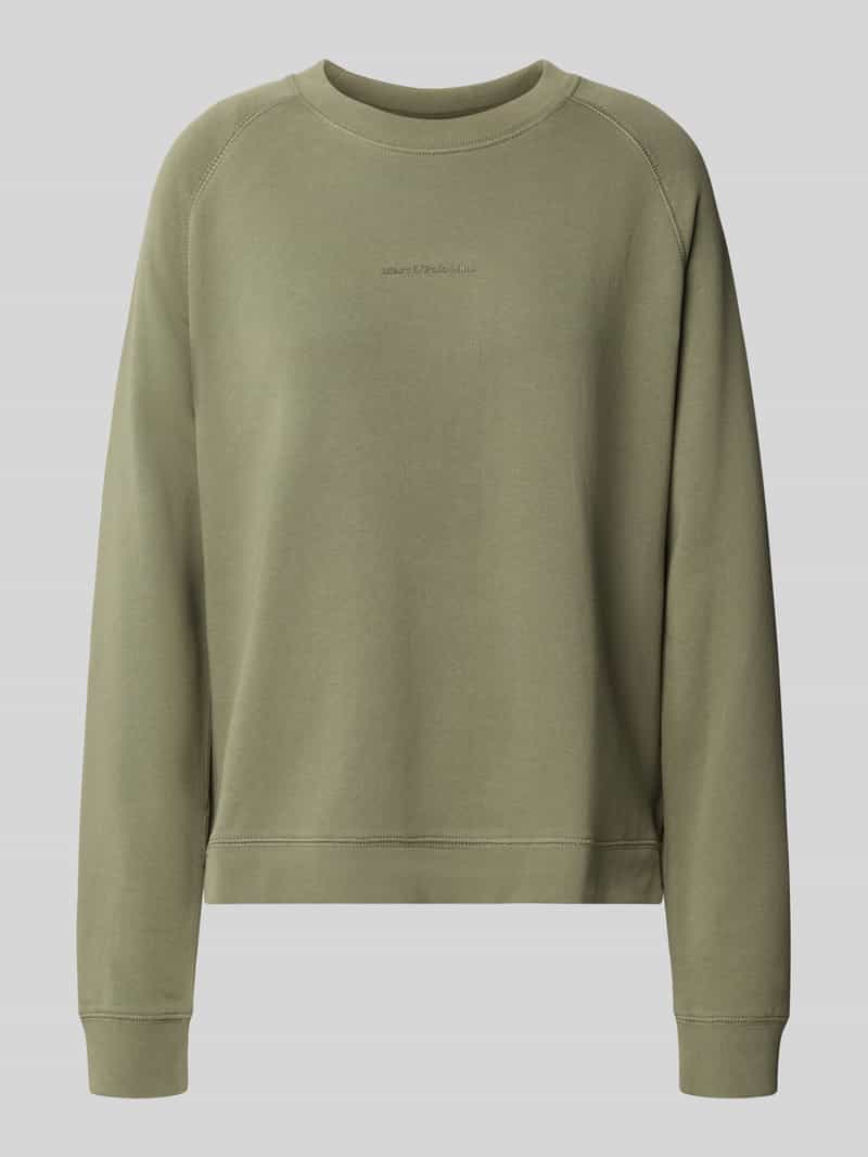 Marc O'Polo DENIM Sweatshirt Rugpand iets langer, kleine zijsplitjes, relaxed fit