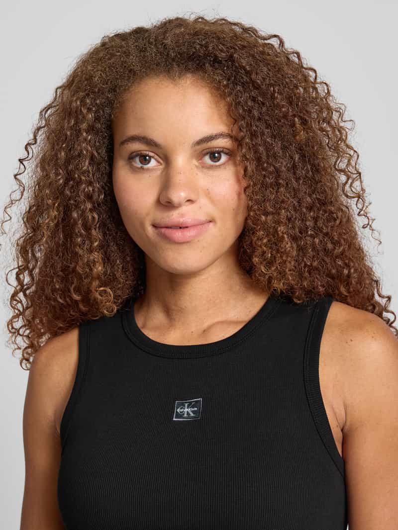 Calvin Klein Jeans Tanktop met labeldetail