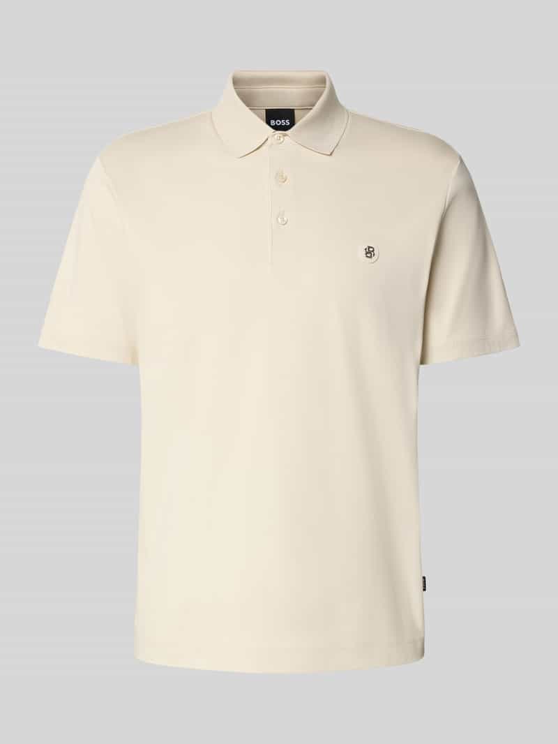 Boss Regular fit poloshirt van puur katoen