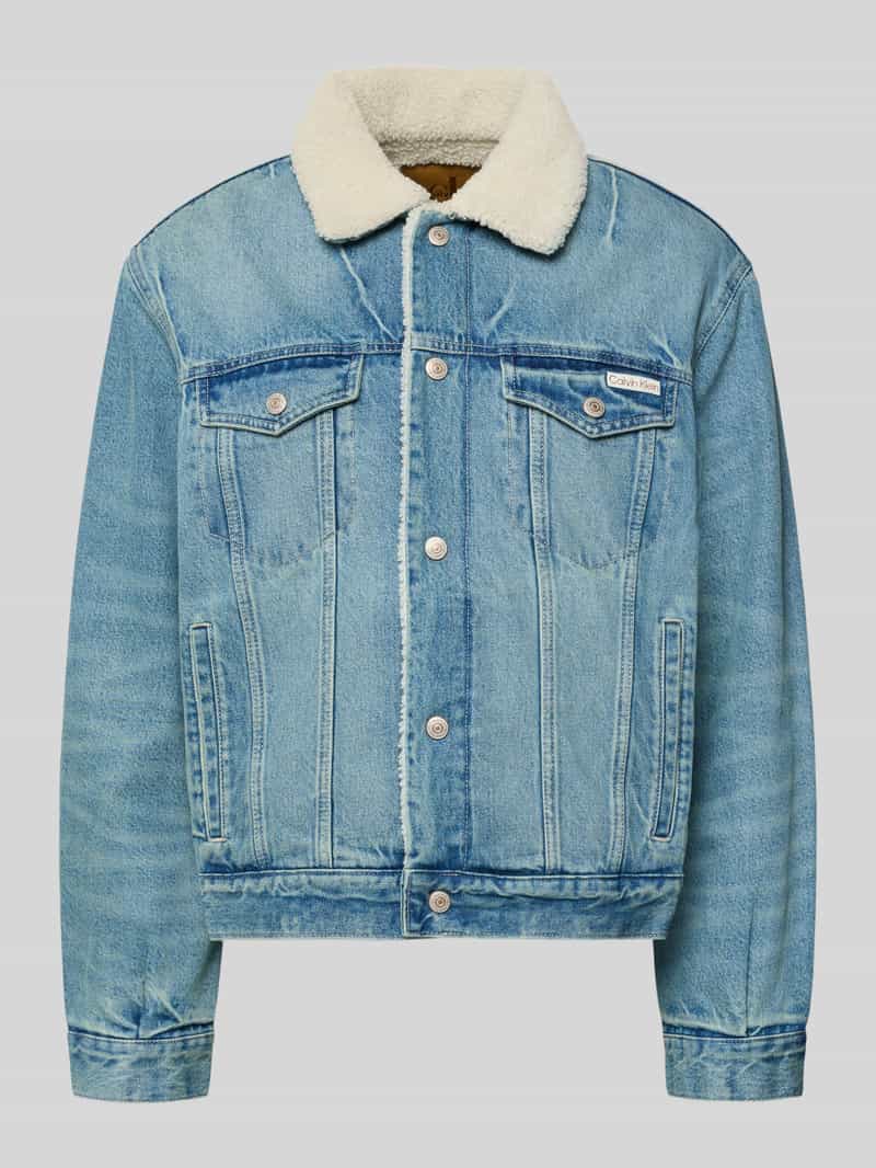 Jeansjack met knoopsluiting