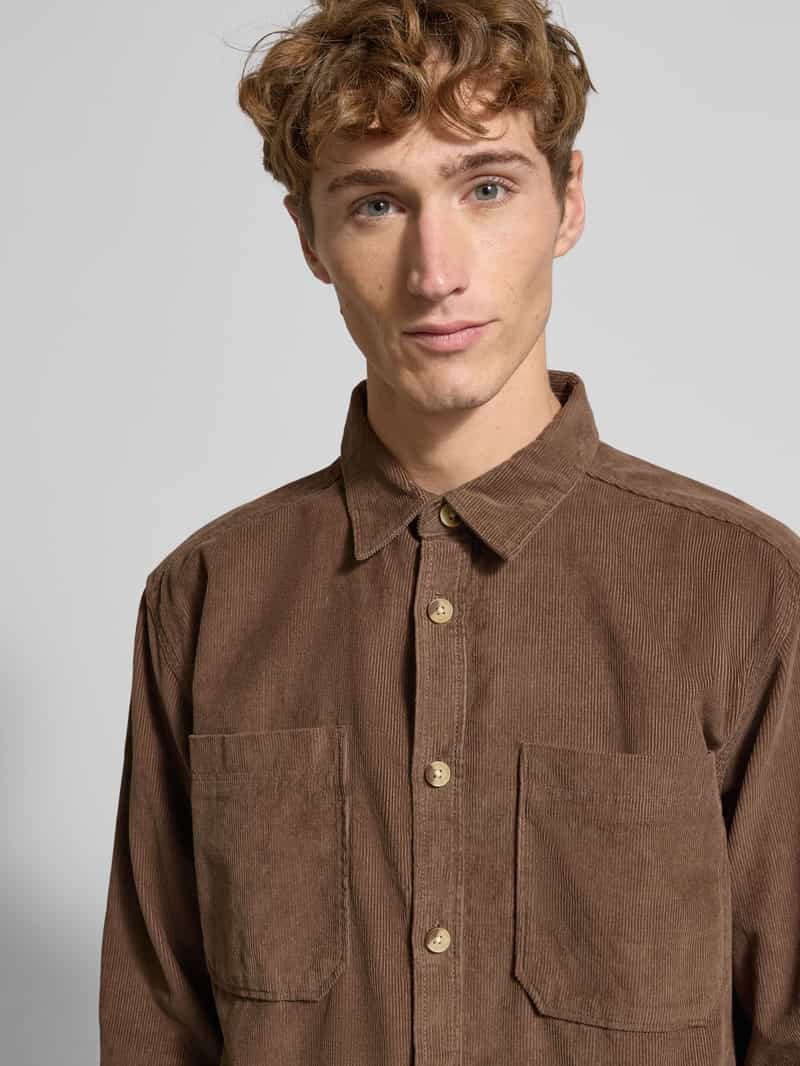 Only & Sons Loose fit vrijetijdsoverhemd van puur katoen model 'ALP'