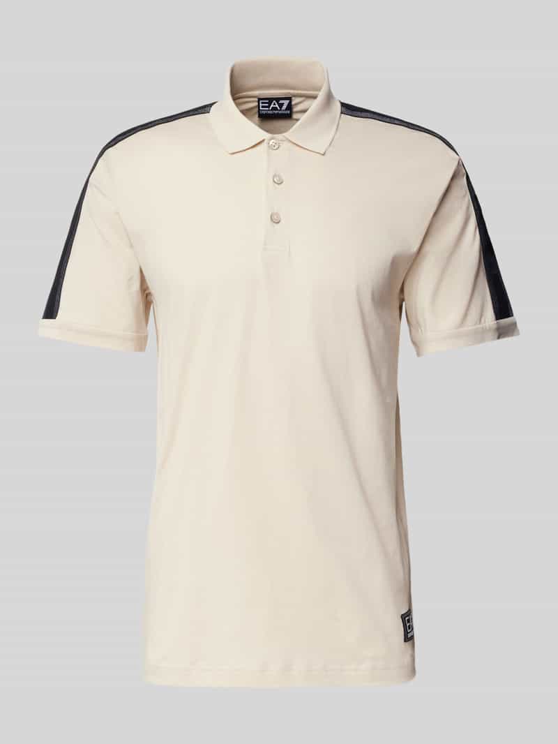 EA7 Emporio Armani Poloshirt met labelpatch