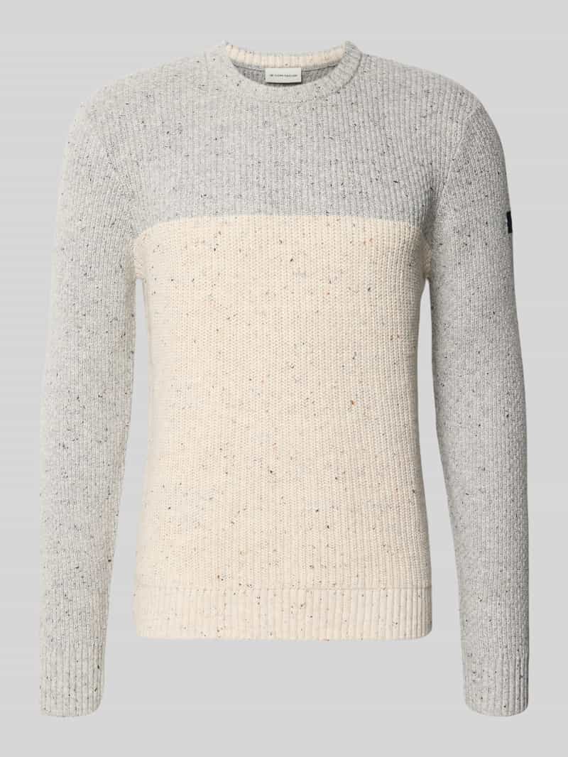 Tom Tailor Regular fit gebreide pullover van katoenmix