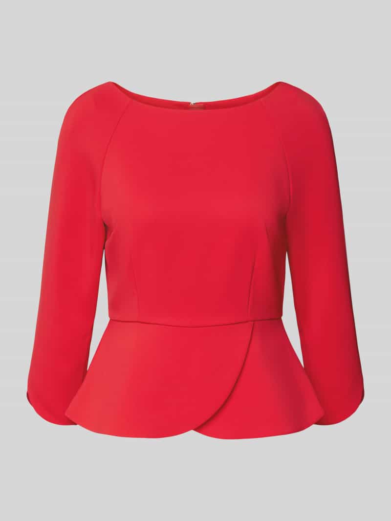 Marc Cain Blouse met ronde hals en ritssluiting aan de achterkant