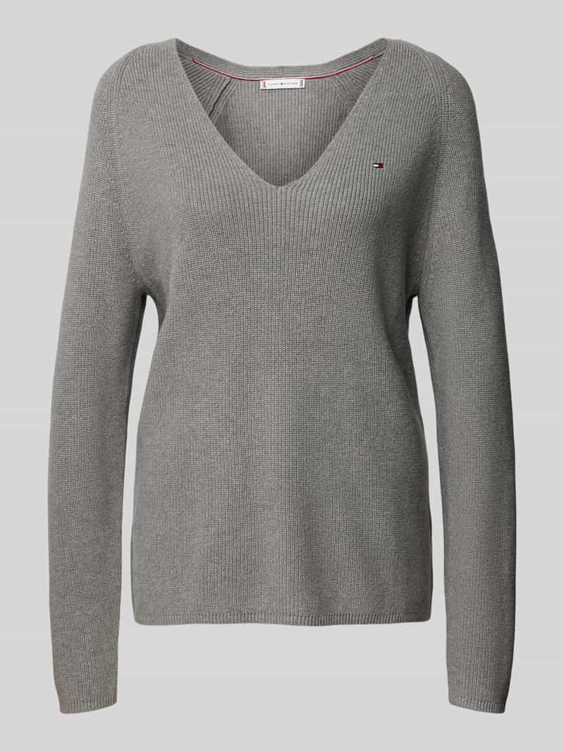 Tommy Hilfiger Gebreide pullover met logostitching