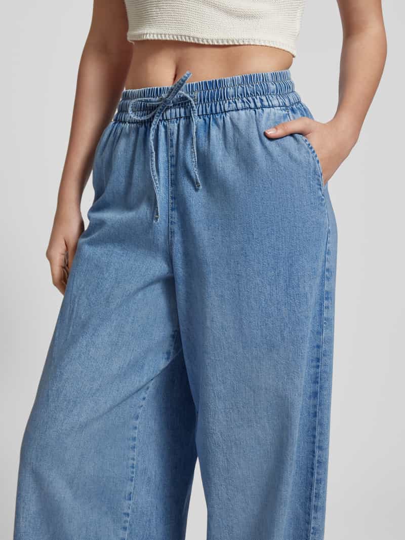 Tom Tailor Denim Wide leg jeans met elastische band