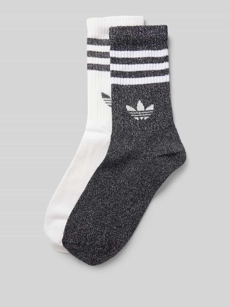 adidas Originals Sokken met labeldetail in een set van 2 paar