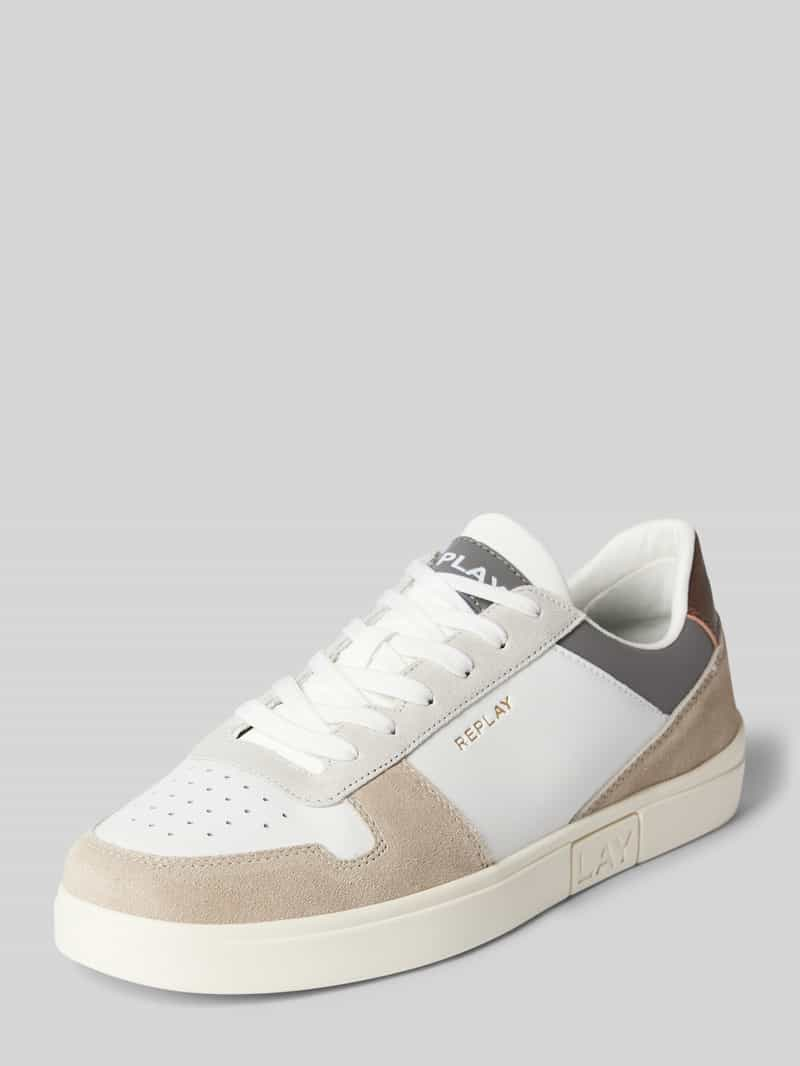 Replay Sneakers van echt leer, model 'POLYS COURT'