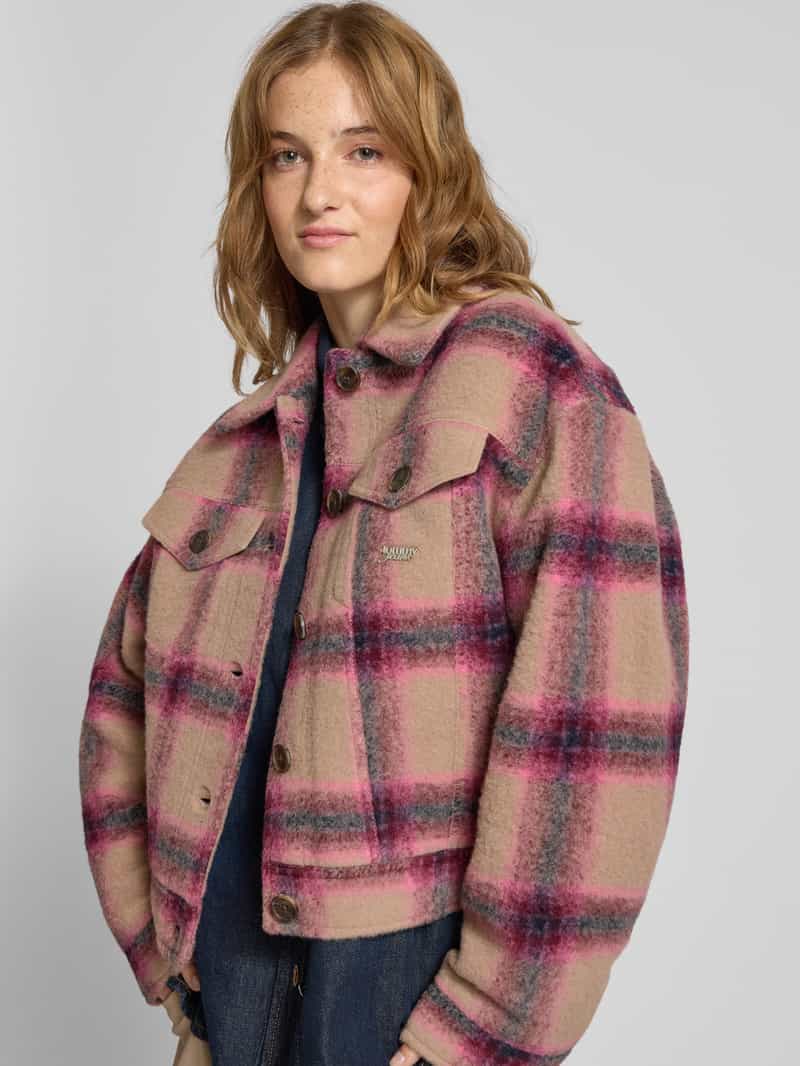 Tommy Jeans Regular fit wollen jack van wolmix