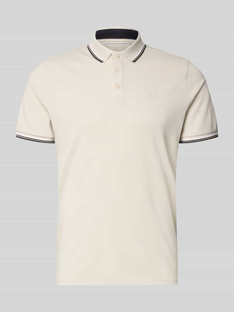 modern fit poloshirt met logoprint model 'Keep Dry'