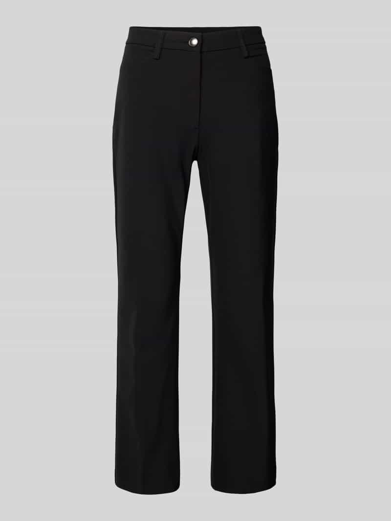 MAC Regular fit stoffen broek met ceintuurlussen model 'AIDA KICK'