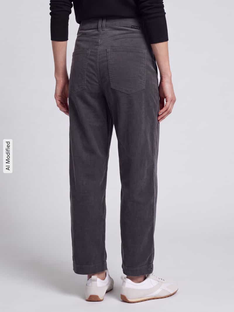 Marc O'Polo DENIM Loose fit corduroy broek van puur katoen