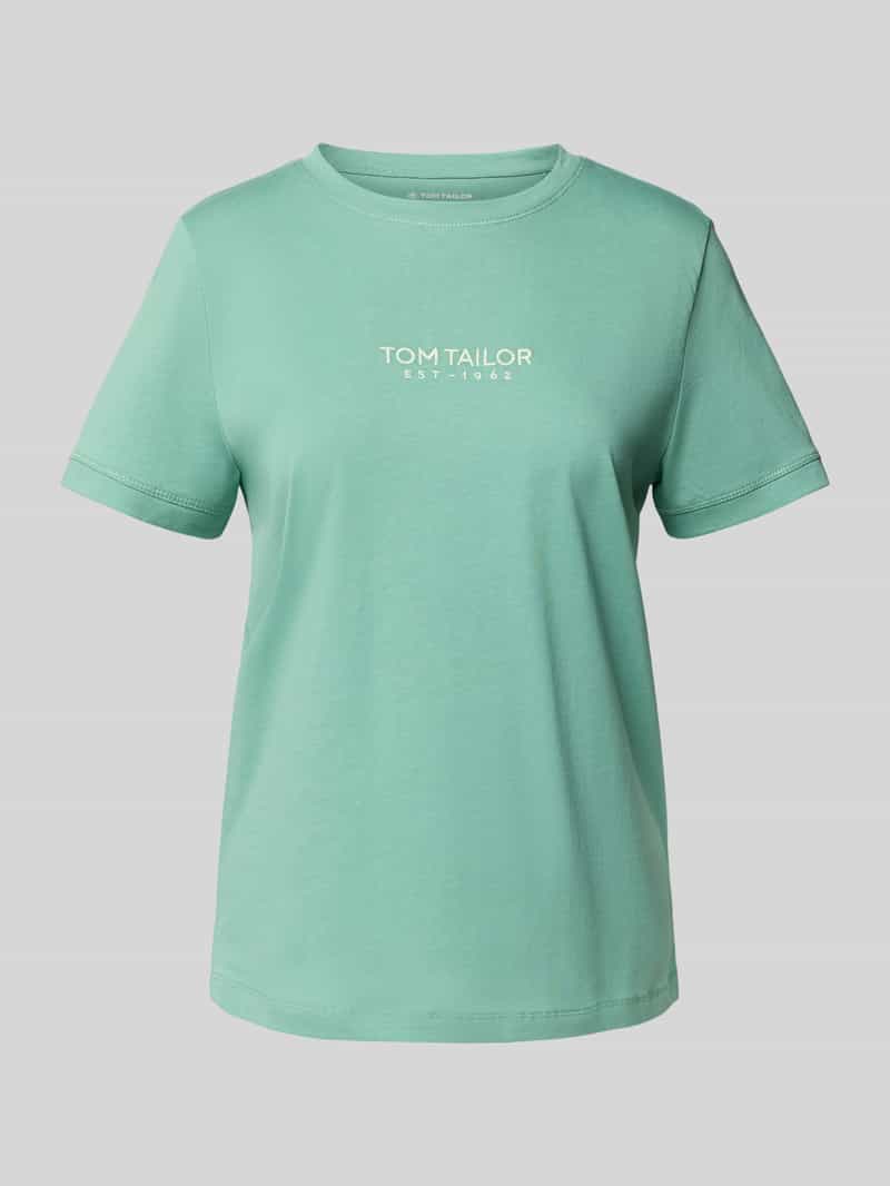 Tom Tailor Regular fit T-shirt van puur katoen