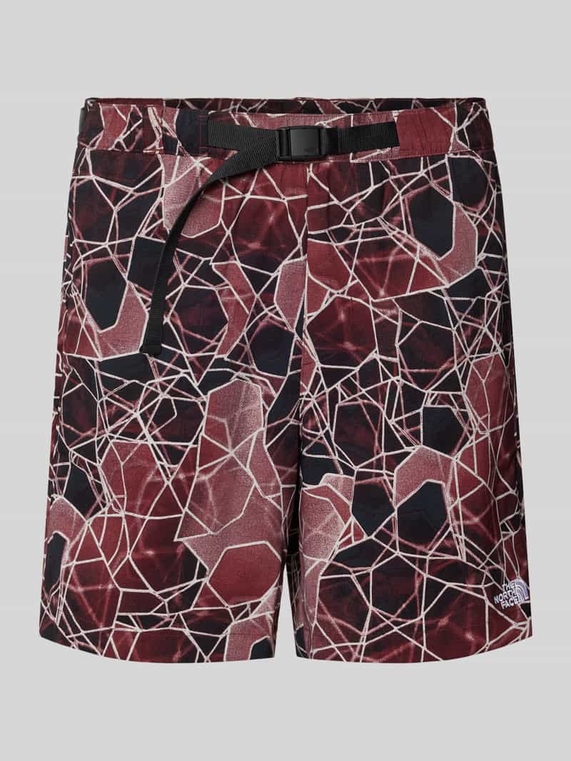 The North Face Korte regular fit broek met labelstitching