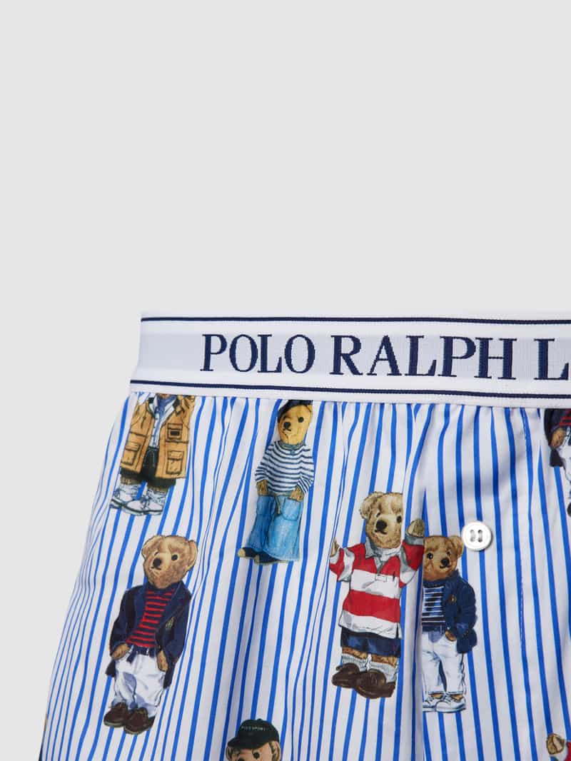 Polo Ralph Lauren Korte pyjamabroek met streepmotief