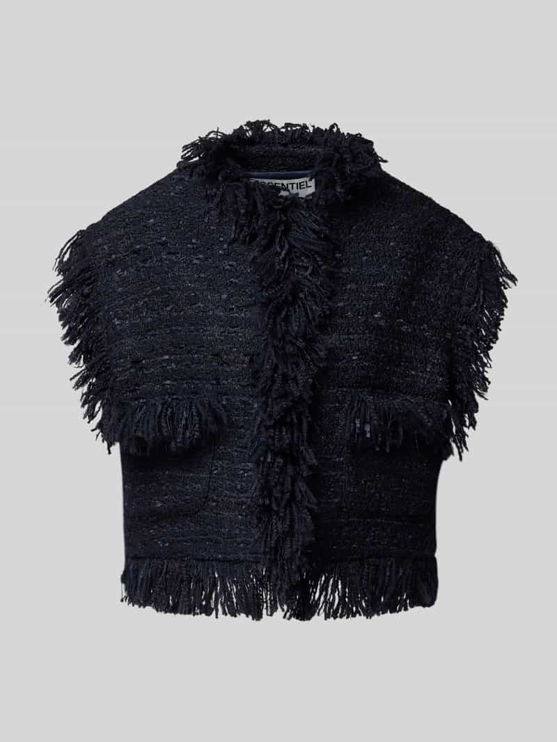 Essentiel Antwerp Comfort fit gilet met viscose model 'ISHANI-I1SA'