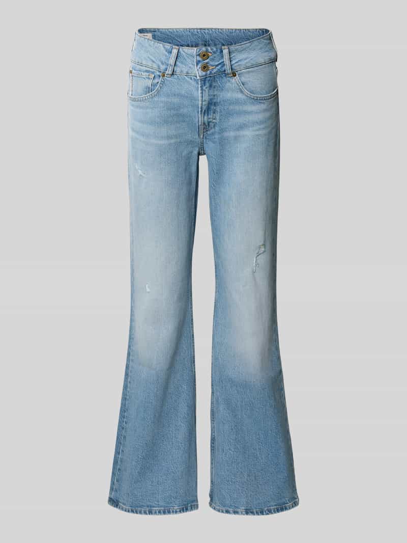 Pepe Jeans Flared jeans van katoenmix model 'VENUS'