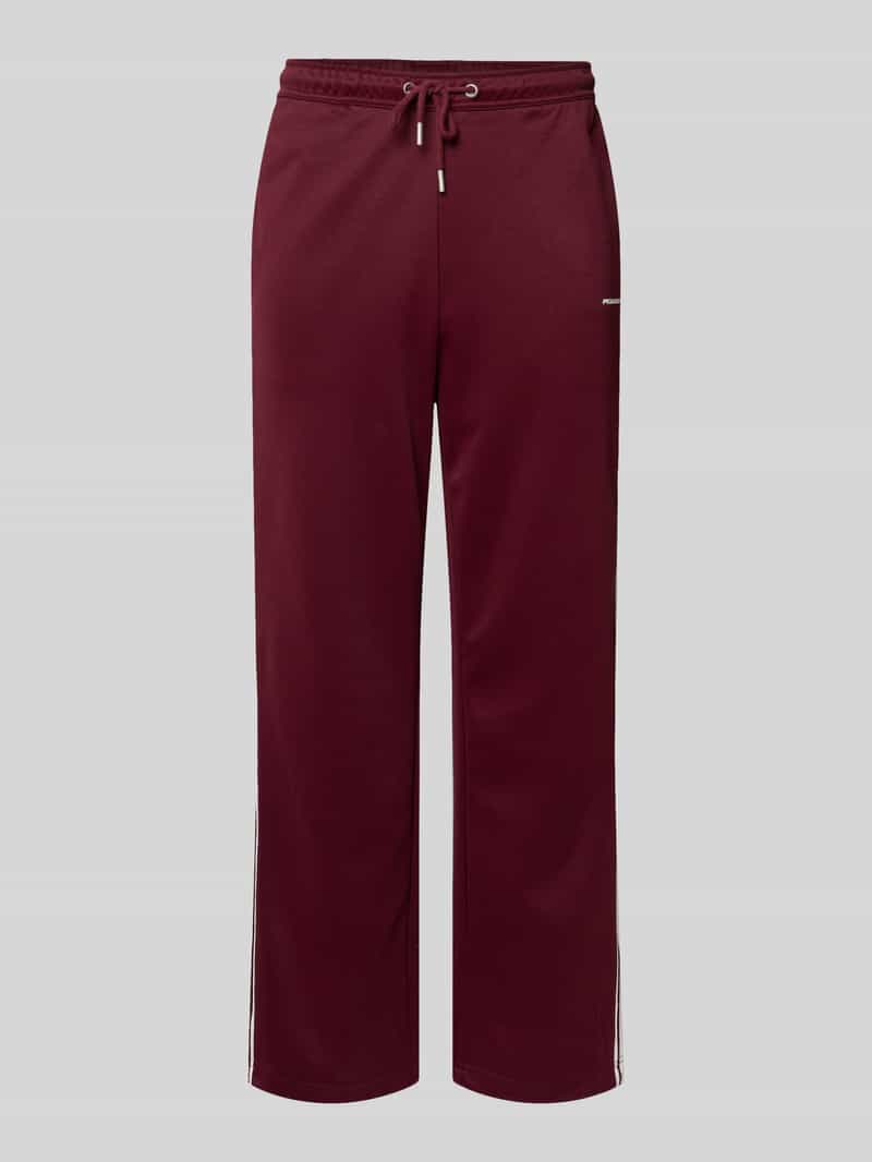 Pegador Wide fit trackpants met logo-applicatie model 'Viro'