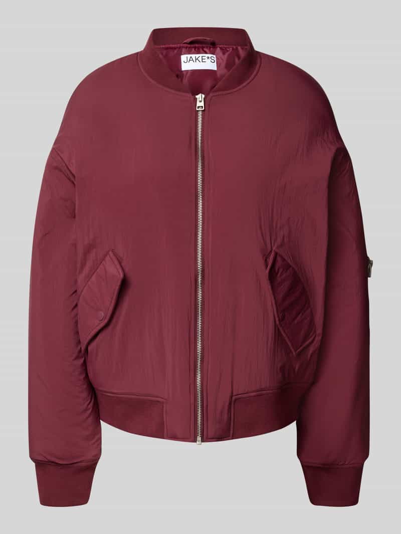 Jake*s Casual Jas met opstaande kraag