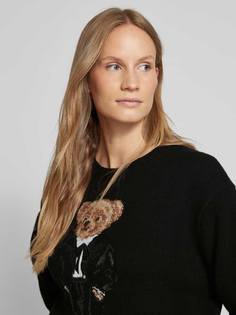 Polo Ralph Lauren Gebreide pullover met labelstitching
