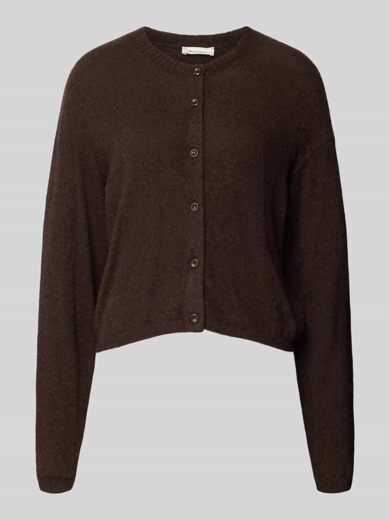 American vintage regular fit cardigan van katoenmix model 'OUITY'