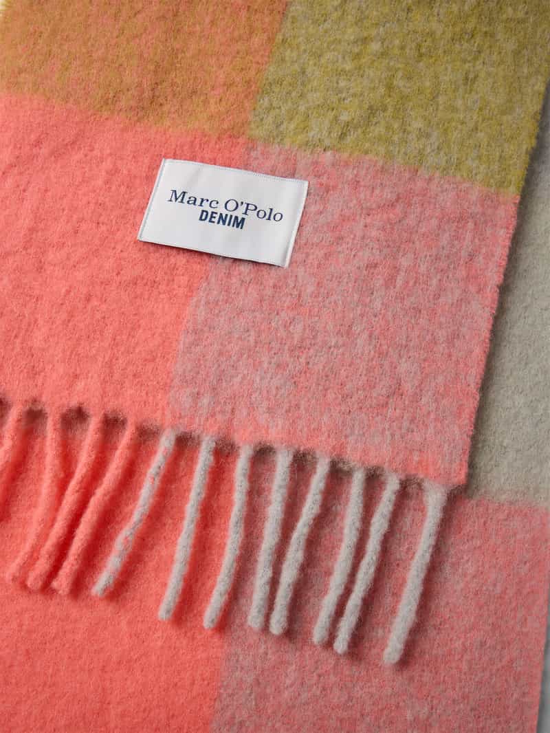 Marc O'Polo DENIM Wollen sjaal met alpaca