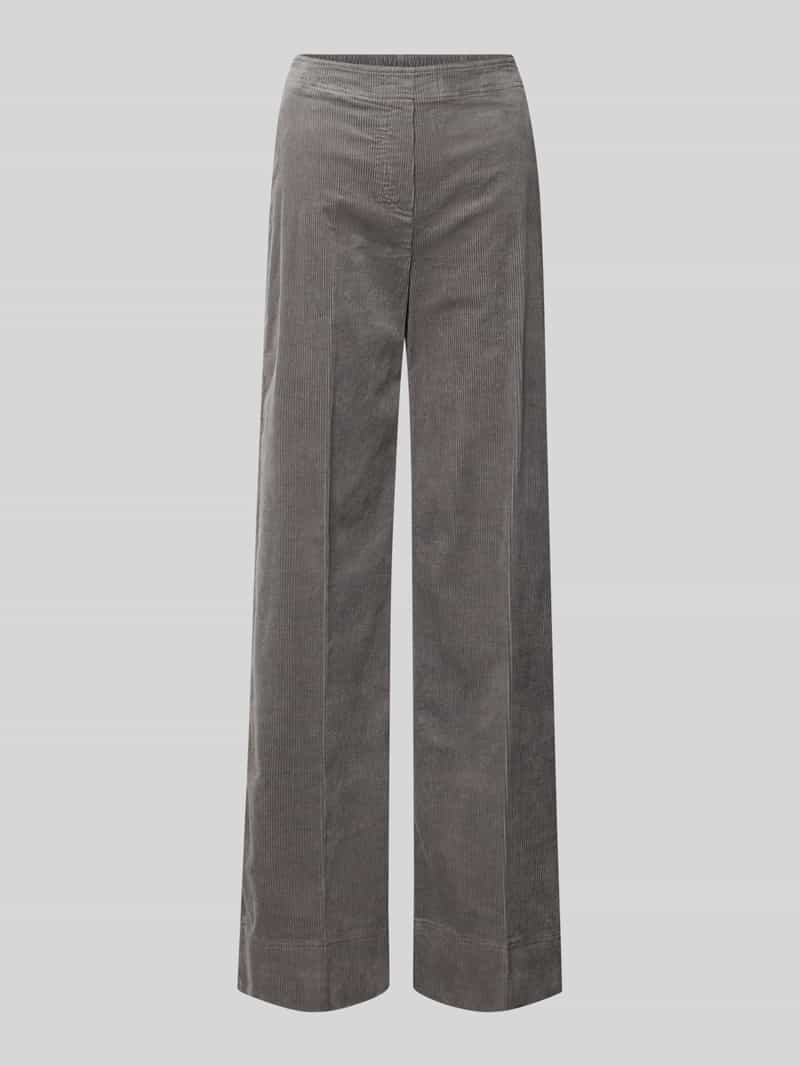Opus Corduroy broek met achterzak model 'Mileni cargo'