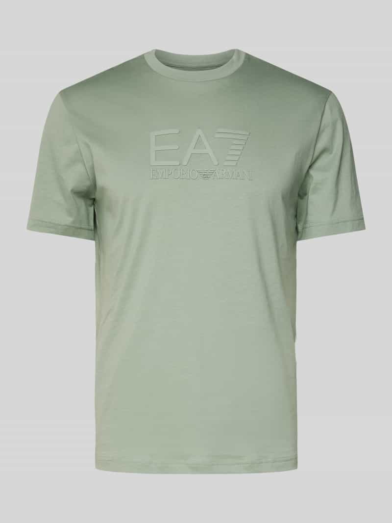 EA7 Emporio Armani T-shirt met labelprint model 'TRAIN'