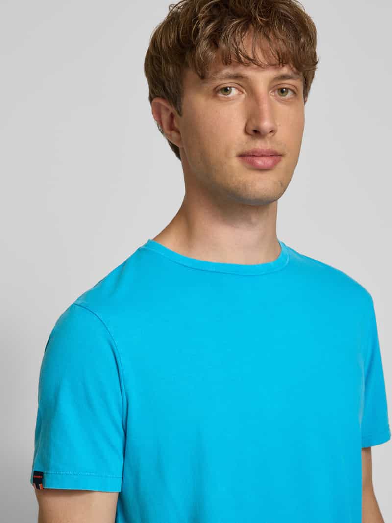Superdry T-shirt met labeldetail