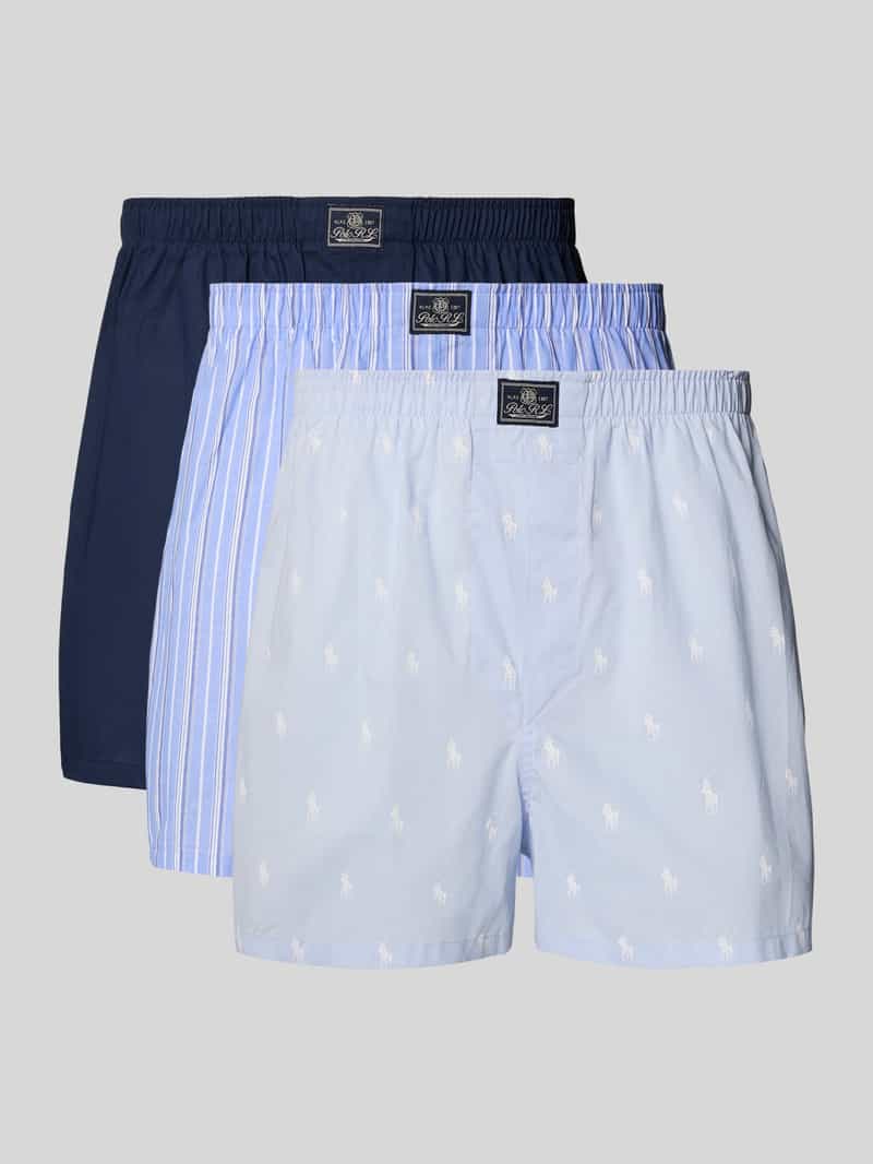Polo Ralph Lauren Underwear Boxershort met elastische band in een set van 3 stuks