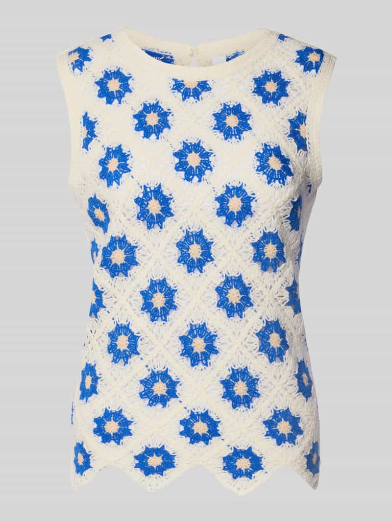 YAS Gebreide top met ronde hals model 'BALIS'