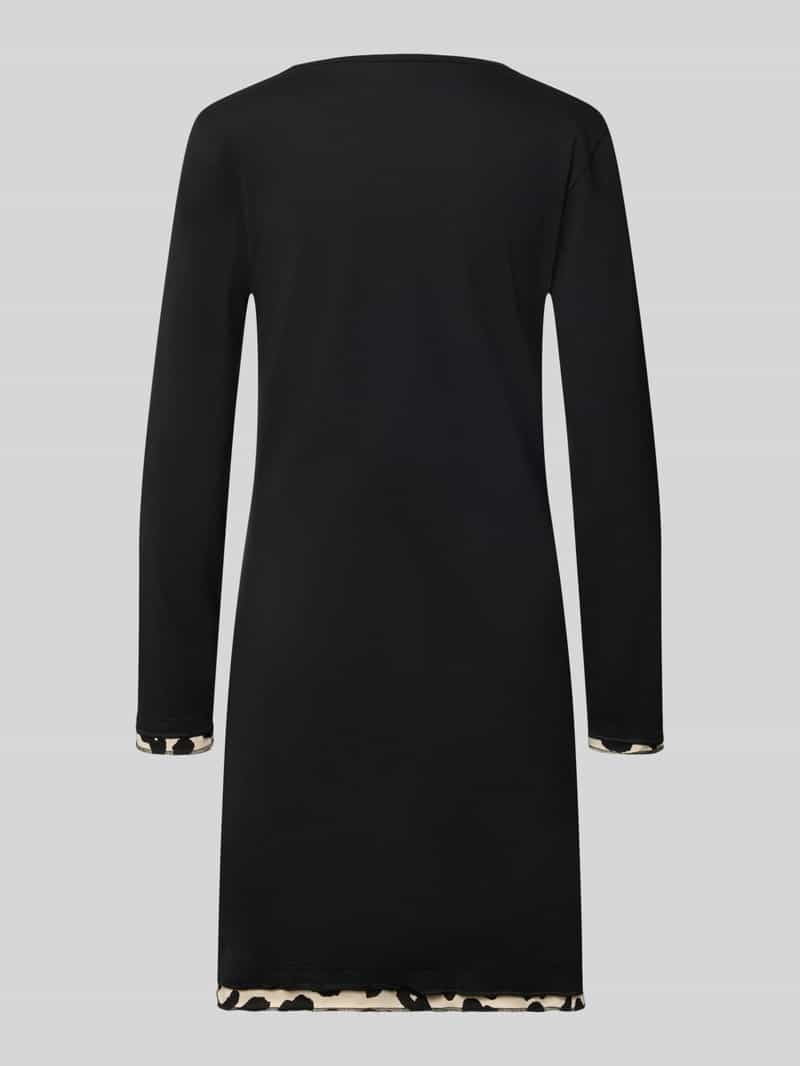 LOUIS & LOUISA Regular fit nachthemd met sierstrik